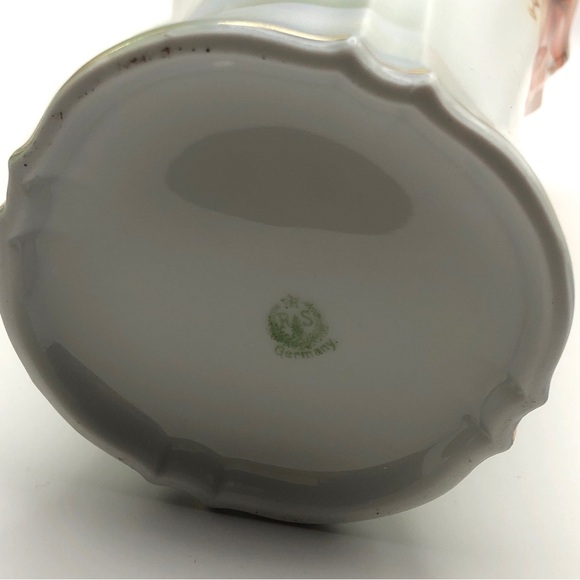 Antique Bavarian Porcelain Chocolate Pot RS Bavaria Gold Trim - Picture 15 of 15